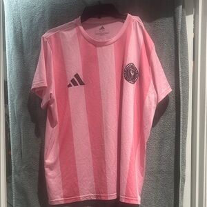 Adidas  Pink Striped Jersey